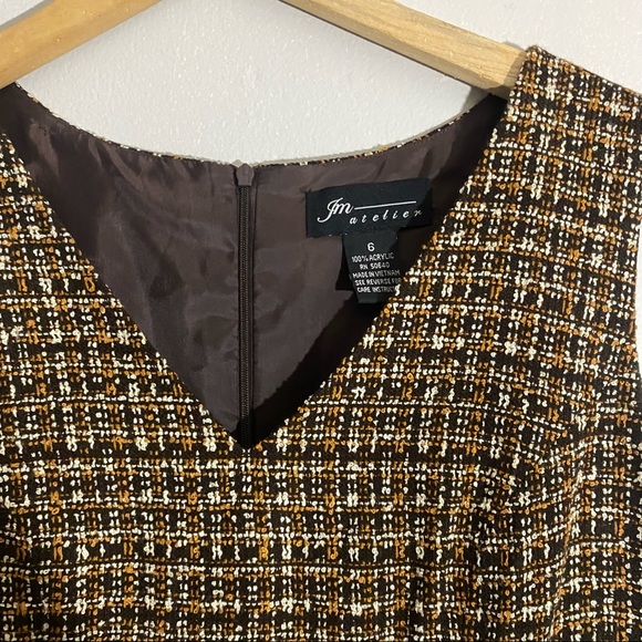 Adorable 90s Vintage JM Atelier Tweed Dress & Jacket Set - Picture 6 of 15